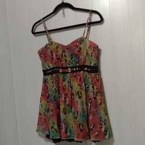 Forla Paris top tank sz M color multicolors in good condition